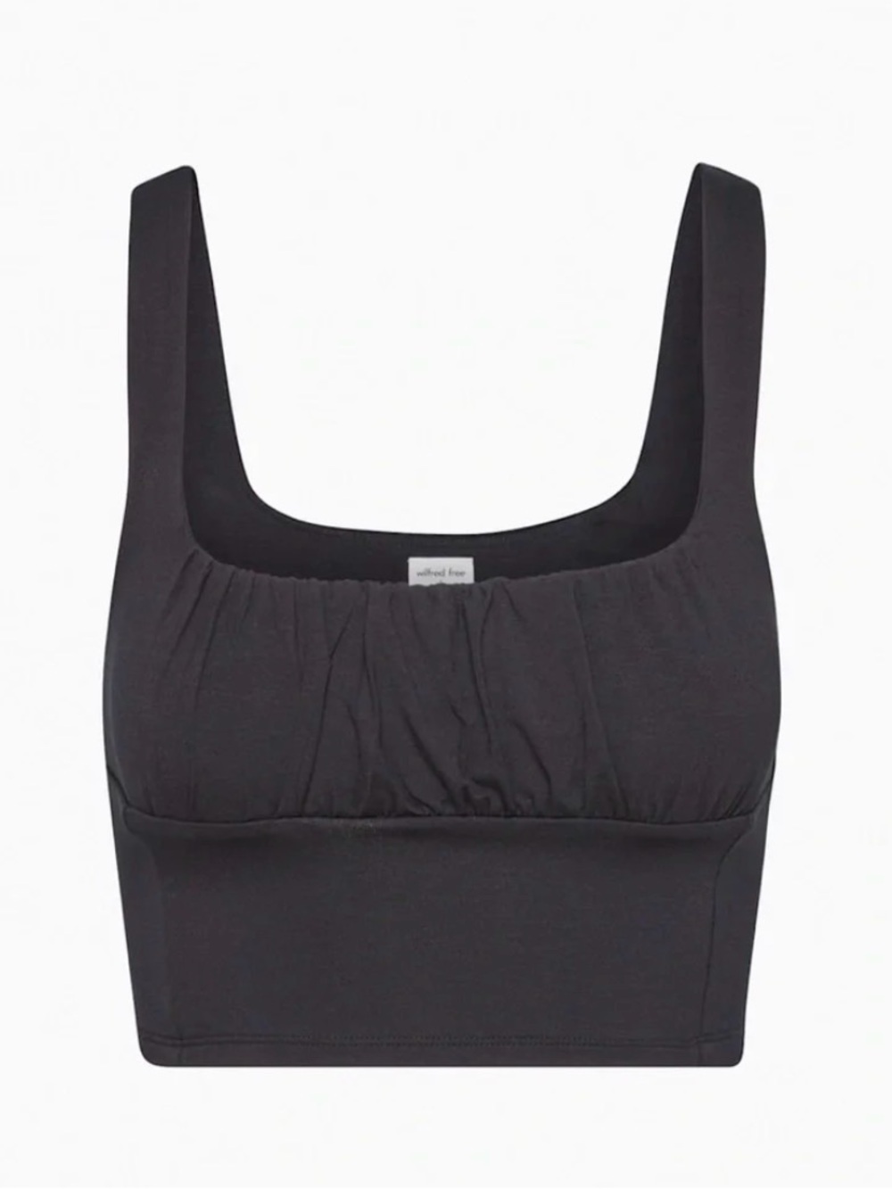 Aritzia Wilfred Free Orbit Black Tank Top